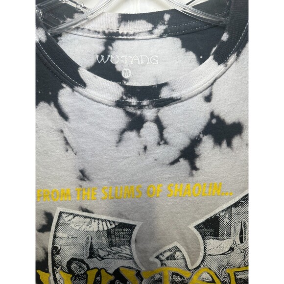 Wu-Tang Strikes Again T-Shirt Black and White Tie-Dye Size Medium - Picture 3 of 5